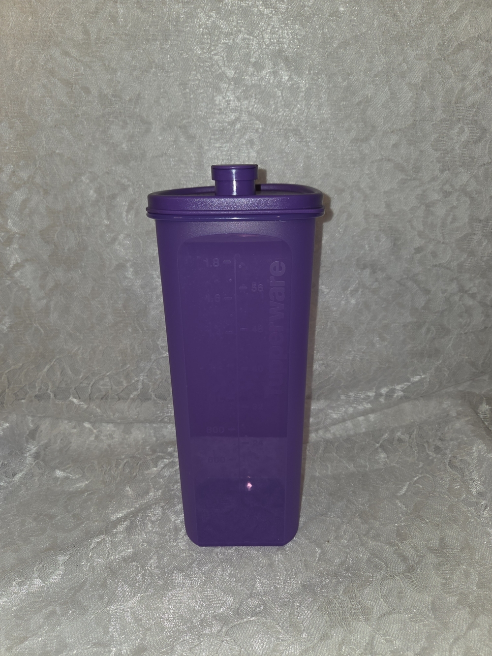 Tupperware: Purple Tall Storage Container with Lid